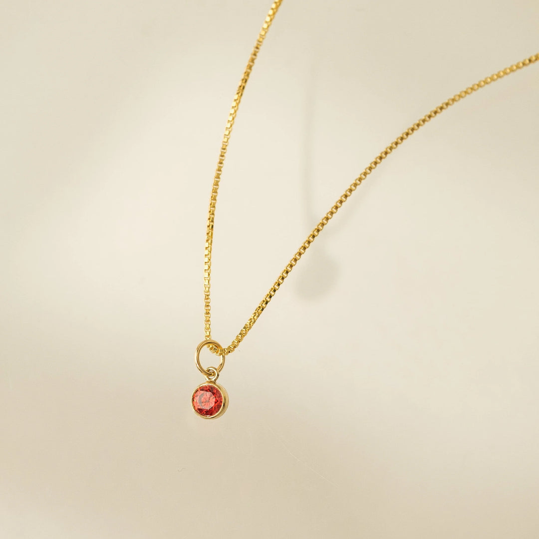 Lovers Tempo Gold-Filled Birthstone Necklace*