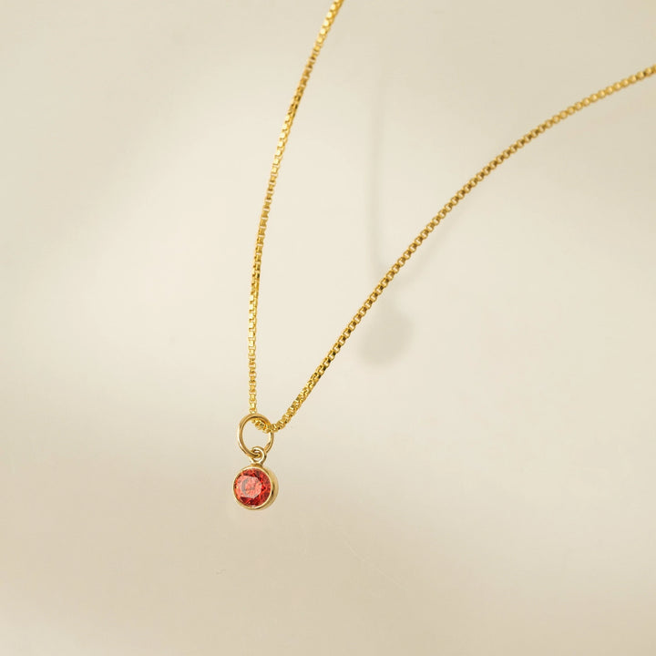 Lovers Tempo Gold-Filled Birthstone Necklace*