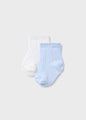 Mayoral Baby Boys 2 Sock Set  9590-68 Cielo