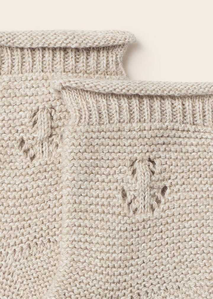 Mayoral Baby Girl Sweater & Sock Set  1359-43  Beige Mel **