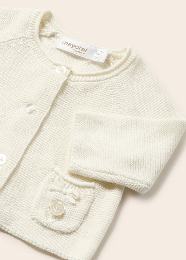 Mayoral Baby Girl Sweater and Sock Set  1359-47  Crudo **