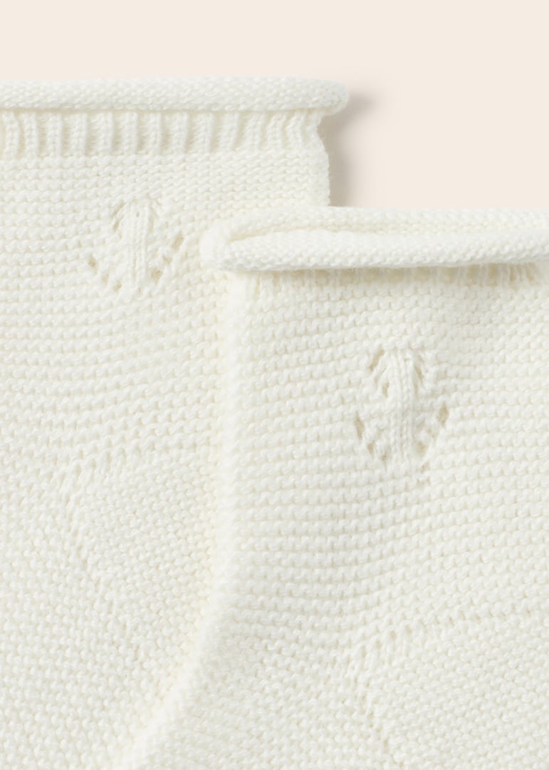 Mayoral Baby Girl Sweater and Sock Set  1359-47  Crudo **