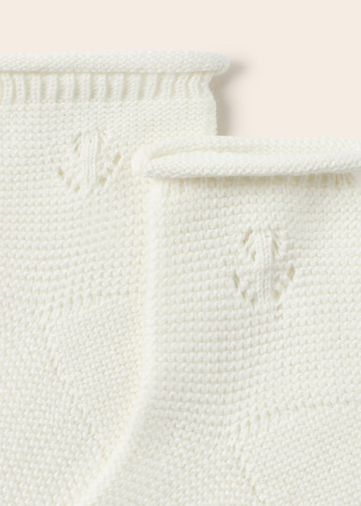 Mayoral Baby Girl Sweater and Sock Set  1359-47  Crudo **