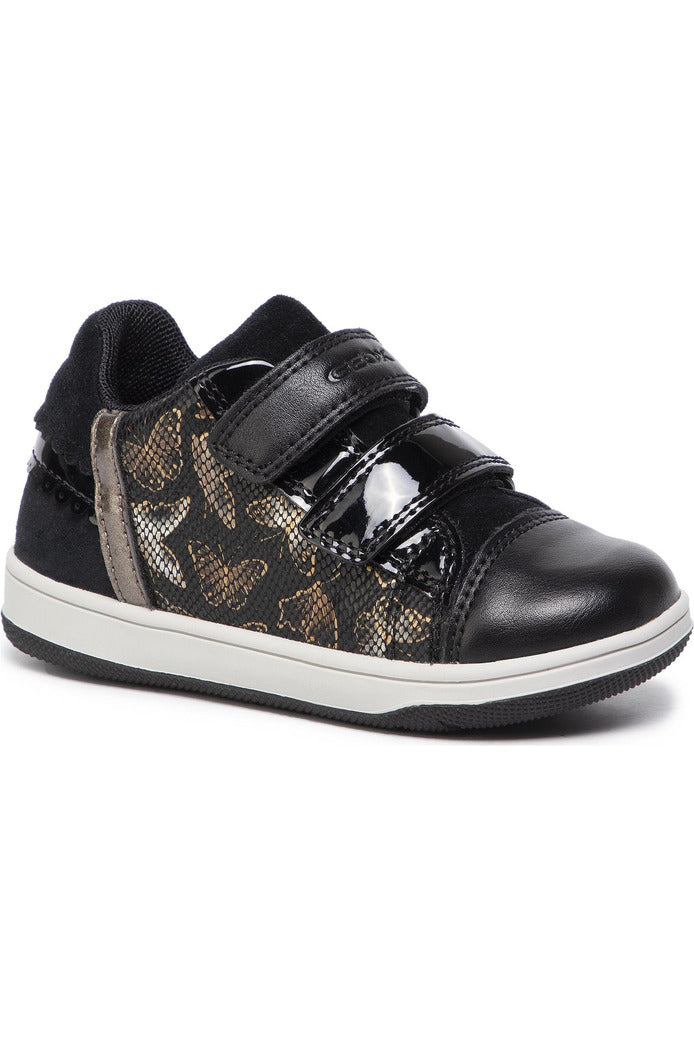 Geox Flick Girls Sneaker in Black **