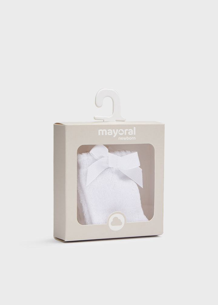 Mayoral Baby Girl Socks   9481 Blanco