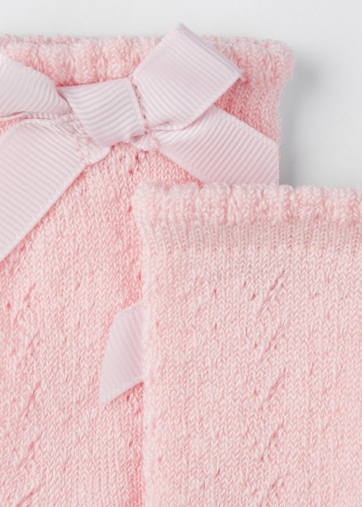 Mayoral Baby Girl Socks   9481 Pale Blush
