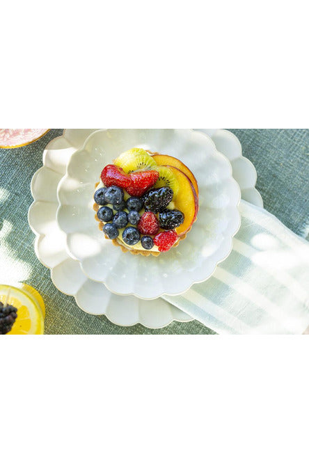 Indaba Amelia White Plate-Large