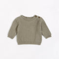 Petit Lem Baby Boy Chunky Crew Neck Sweater  22FRG34702  Green
