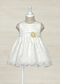 Abel & Lula Baby Girl Organza Embroidered Dress  5013