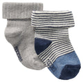 Noppies Baby Boy Jever Socks  Set/2  2485013 Grey Melange