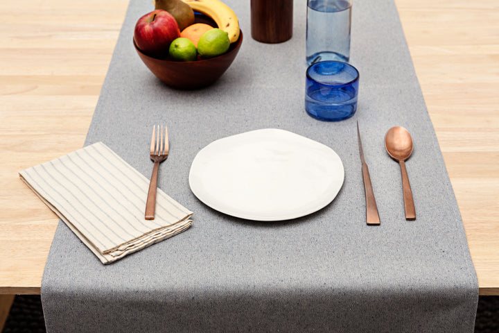 Meema Table Runner  -Blue
