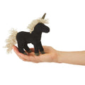 Folkmanis Mini Black Unicorn Finger Puppet  2797