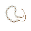 Indaba Beach Glass Beads - White