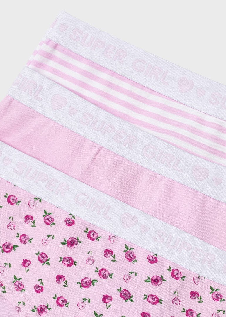 Mayoral Girls Briefs 3 Pack  10455-67  Petalo