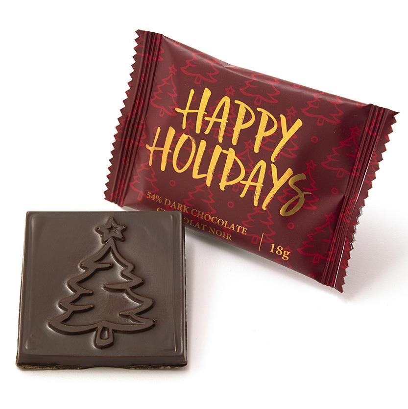 Rogers Happy Holidays Dark Chocolate Wafer