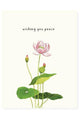 *Peaceful Lotus Wishing You Peace Card