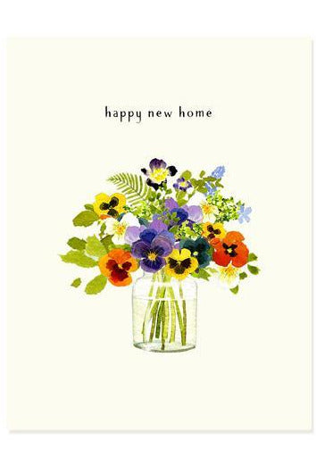 Felix Doolittle Pansies Card