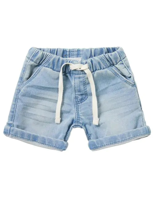 Noppies Baby Boy Minetto Denim Shorts  3441210-P113  Light Blue Denim**