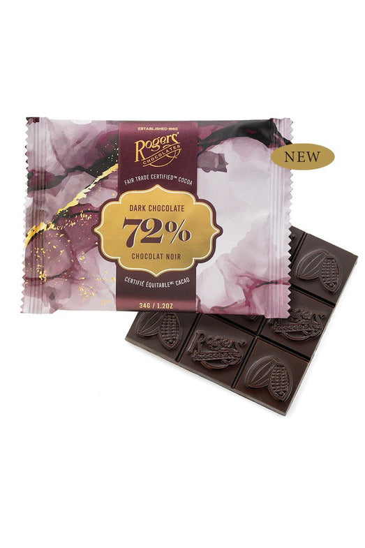 Rogers Chocolate 72% bar