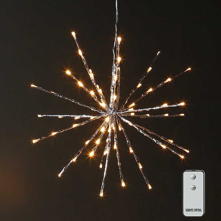 Raz Silver Starburst Light w/ Remote*
