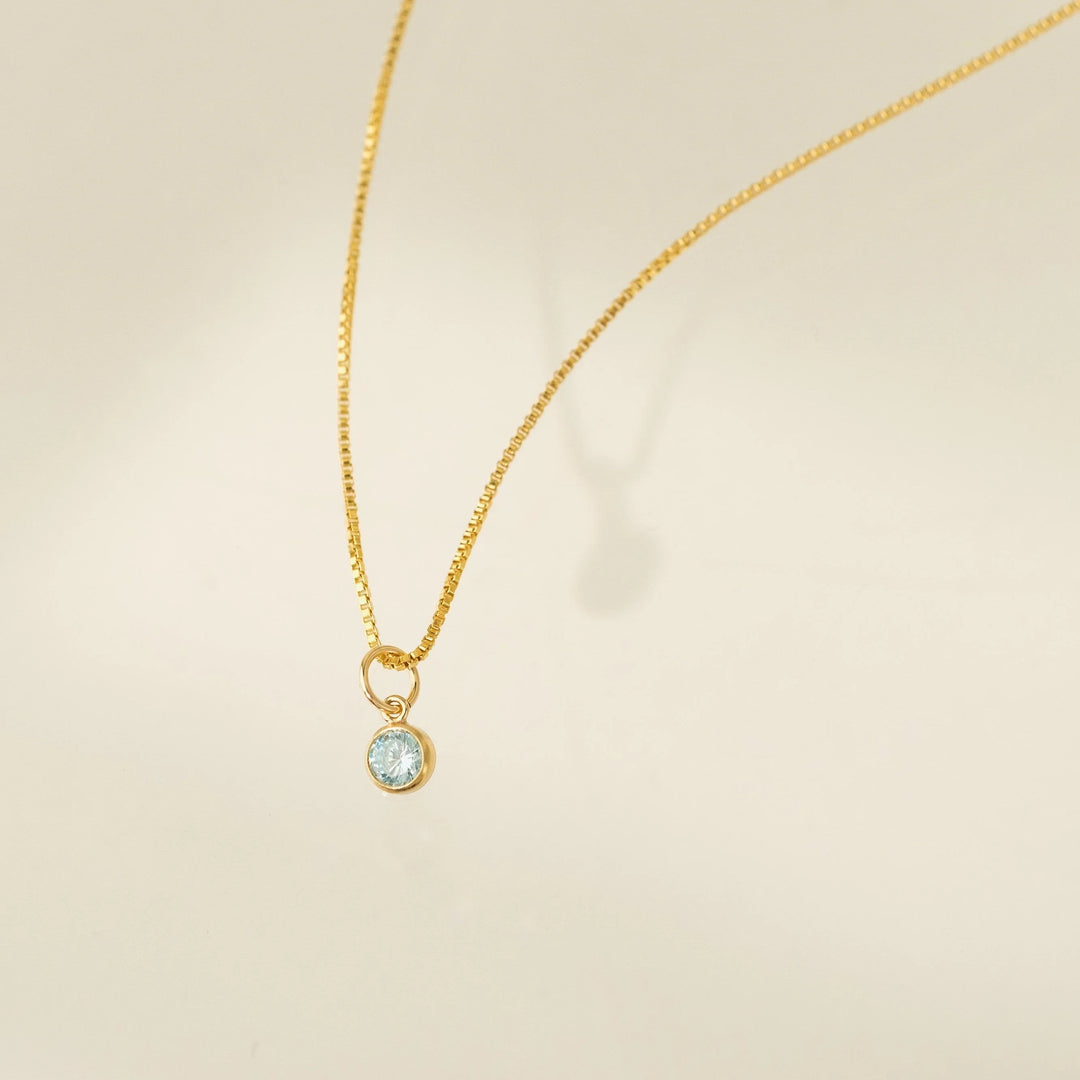 Lovers Tempo Gold-Filled Birthstone Necklace*