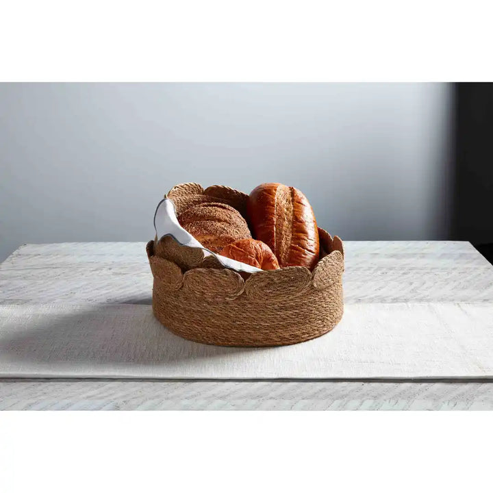 Mudpie Scalloped Basket M40130142