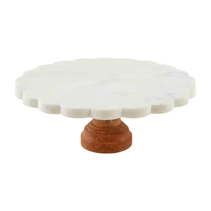 Mudpie Scallop Marble Cake Stand  M41320039