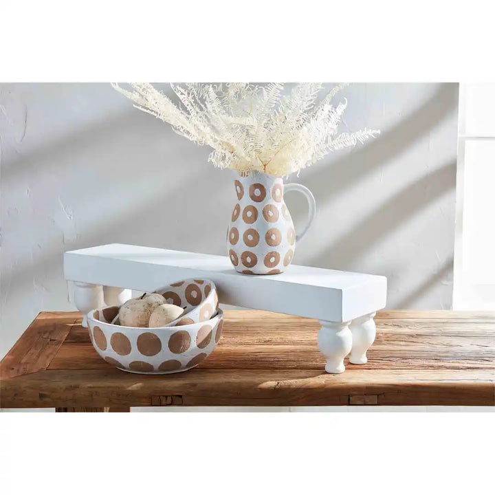 Mudpie White Footed Riser M41320046