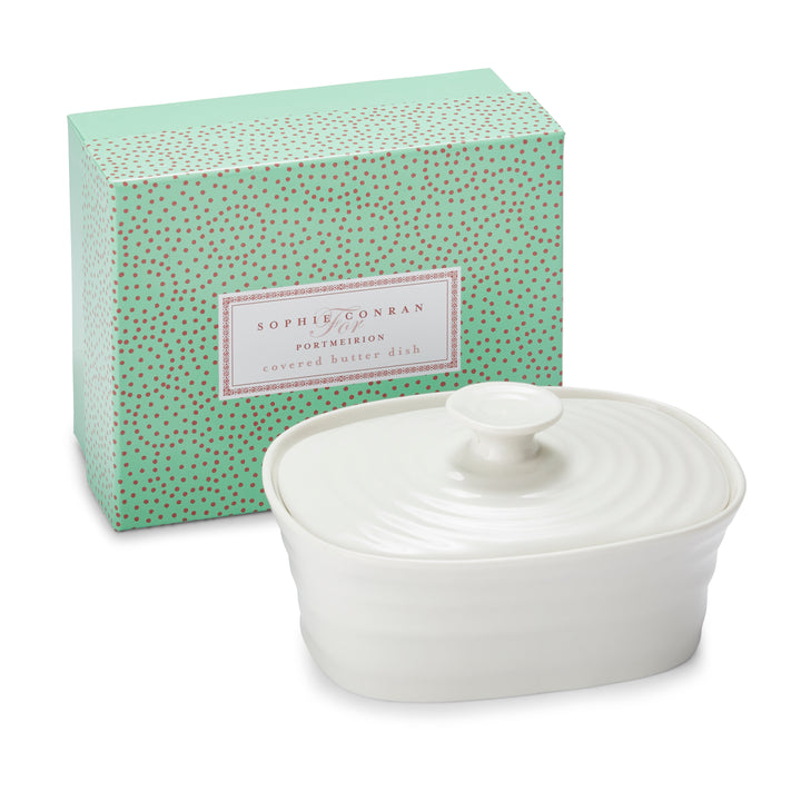 Sophie Conran White Covered Butter  76824