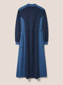 White Stuff Bexley Jersey Sweatshirt Dress  438260  Blue Multi*