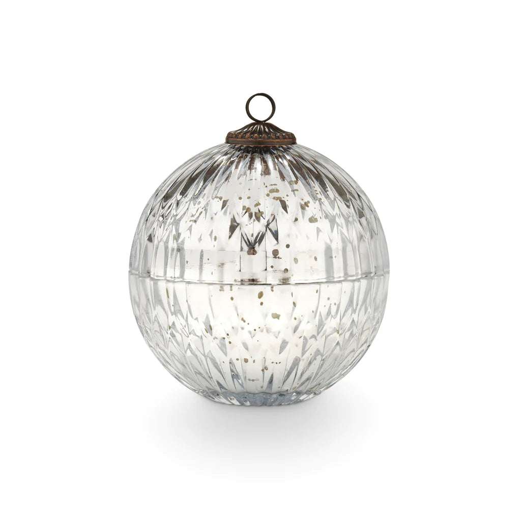 Illume Balsam & Cedar Mercury Glass Ornament
