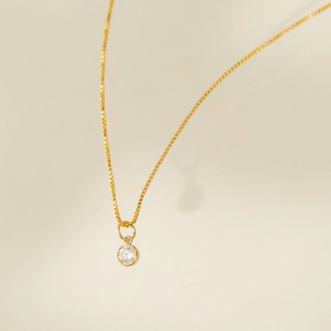 Lovers Tempo Gold-Filled Birthstone Necklace*