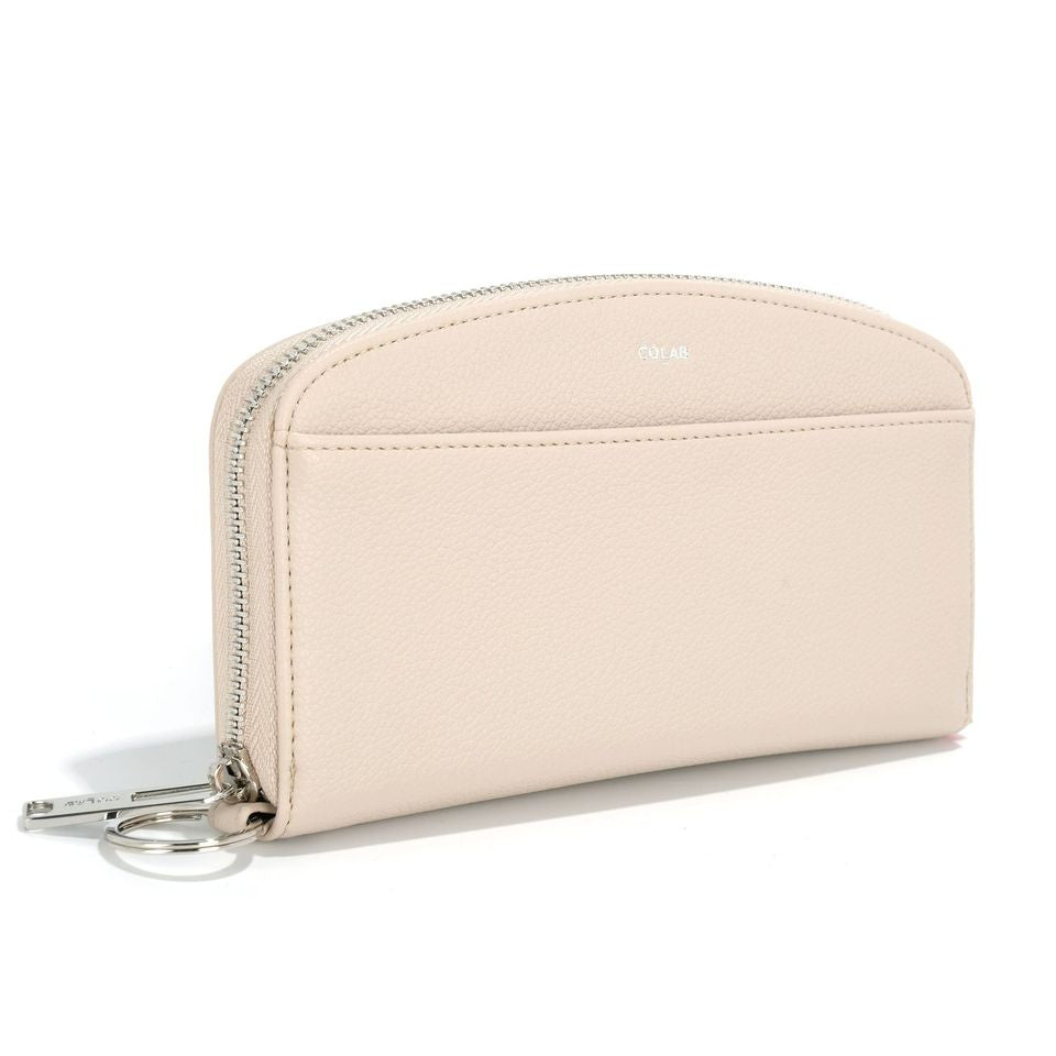 Co Lab Stone Louve Isla Curved Zip Wallet 6861*