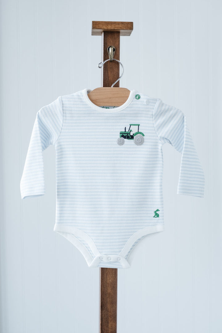 Joules Baby Boy Snazzy Luxe Blue Tractor