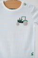 Joules Baby Boy Snazzy Luxe Blue Tractor