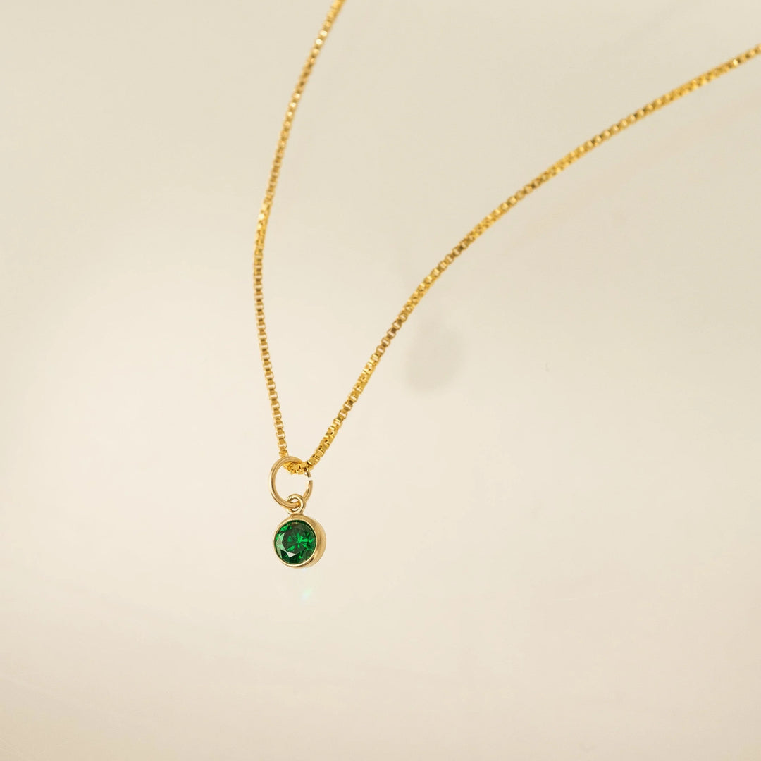 Lovers Tempo Gold-Filled Birthstone Necklace*