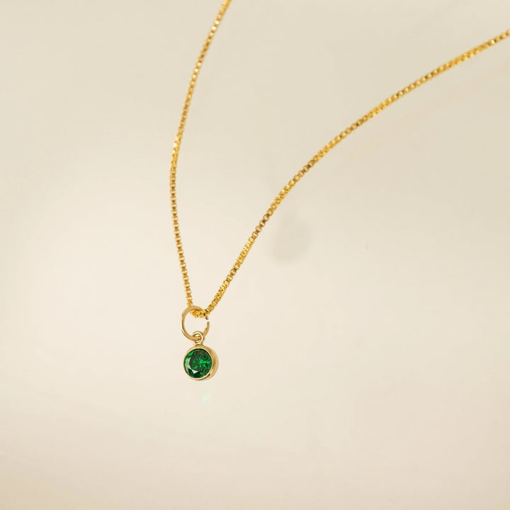 Lovers Tempo Gold-Filled Birthstone Necklace*