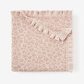 Elegant Baby Blanket Pink Leopard