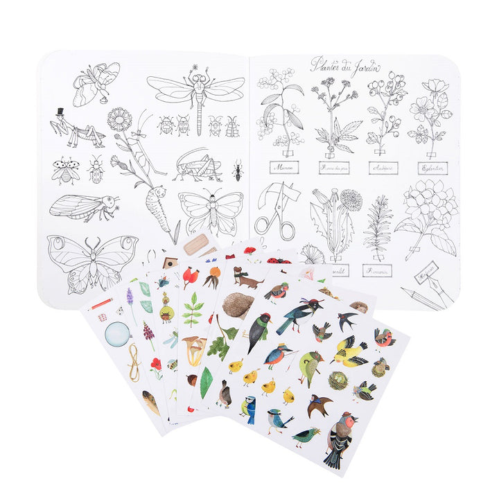 Moulin Roty Botanist Sticker And Coloring Book *