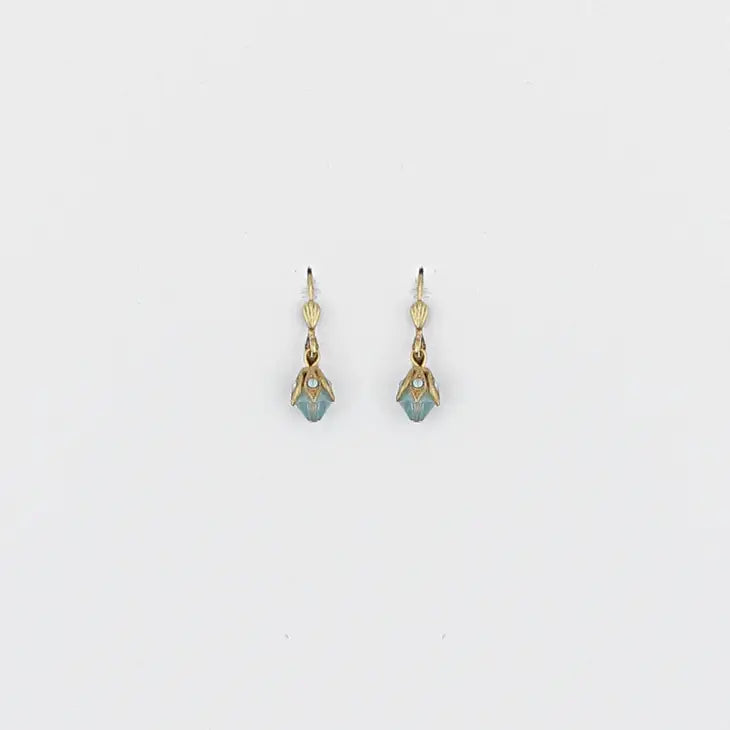 La Vie Parisienne Capped Pacific Opal Crystal Earring 8823G