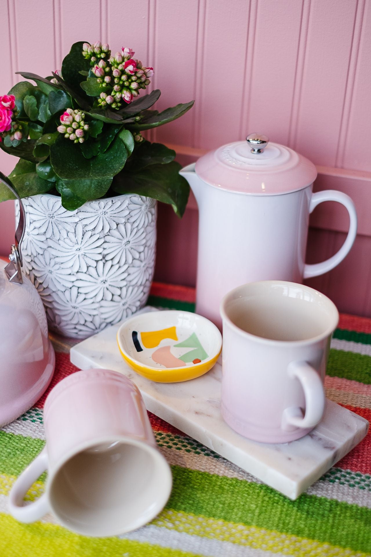 Le Creuset French Press - Shell Pink* – Crocus & Ivy Interiors