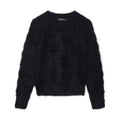 Creamie Girls Fluffy Pullover Sweater  822112-1007  Black