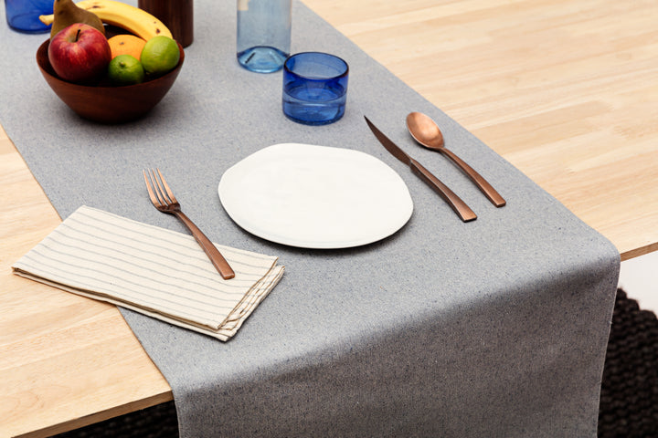 Meema Table Runner  -Blue