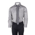 Appaman Boys Standard Dress Shirt   Grey   8STA-GY