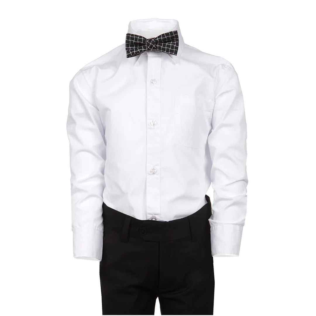 Appaman Boys Standard Dress Shirt White    8STA