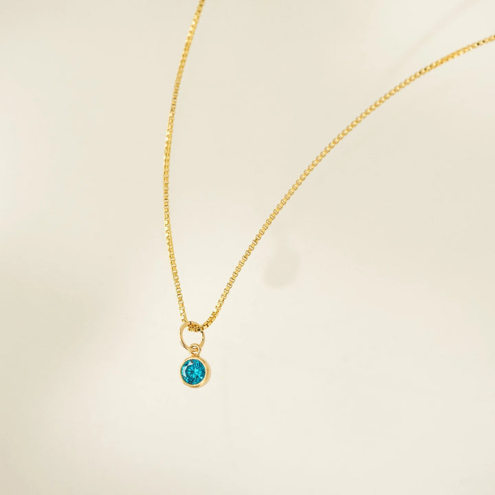 Lovers Tempo Gold-Filled Birthstone Necklace*