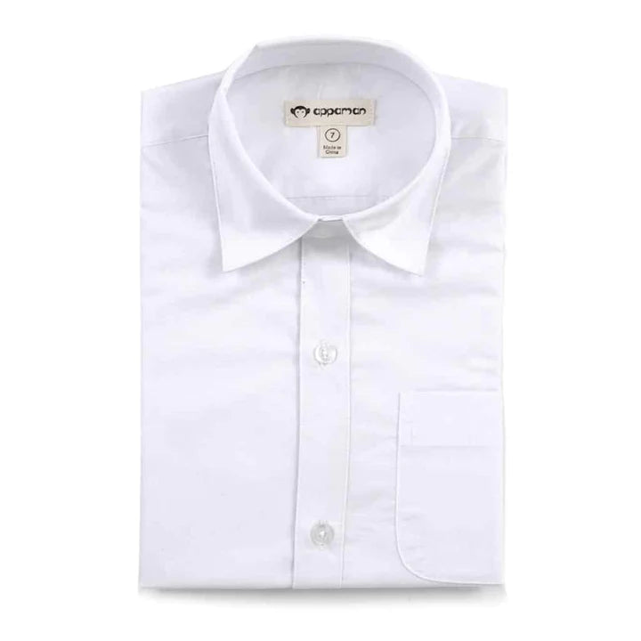 Appaman Boys Standard Dress Shirt White    8STA-WH