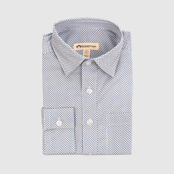 Appaman Boys Standard Shirt  B8STA-FSL  Fish School *