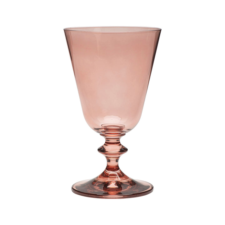 Bella Sunset Rose Glassware