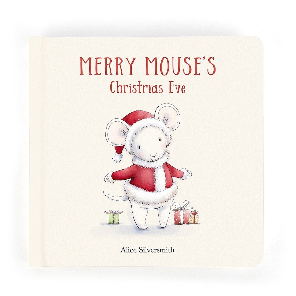 Jellycat Merry Mouse's Christmas Eve Book  BK4MER